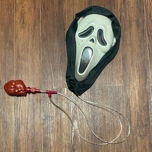 Ghost Face 90s Costume with Mask and Pump